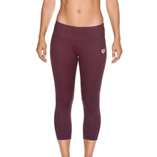 Load image into Gallery viewer, arena-womens-gym-three-quarter-tights-red-wine-black-001618-435-ontario-swim-hub-4