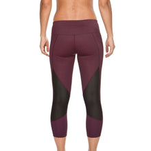 Load image into Gallery viewer, arena-womens-gym-three-quarter-tights-red-wine-black-001618-435-ontario-swim-hub-7