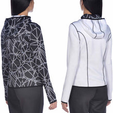 Load image into Gallery viewer, WOMEN'S HOODED SPACER REVERSIBLE F/Z JACKET - OntarioSwimHub