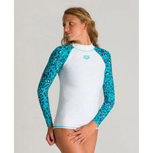 Load image into Gallery viewer, WOMEN'S LONG SLEEVE ALLOVER RASH VEST - OntarioSwimHub