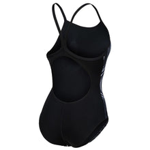 Load image into Gallery viewer, arena-womens-marbled-lightdrop-back-one-piece-swimsuit-black-black-multi-005563-550-ontario-swim-hub-3