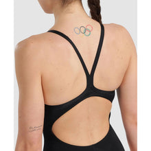 Load image into Gallery viewer, arena-womens-marbled-lightdrop-back-one-piece-swimsuit-black-black-multi-005563-550-ontario-swim-hub-9