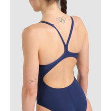 Load image into Gallery viewer, arena-womens-marbled-lightdrop-back-one-piece-swimsuit-navy-navy-multi-005563-740-ontario-swim-hub-9