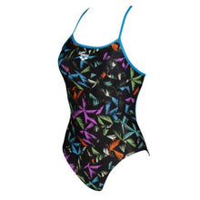 Load image into Gallery viewer, WOMEN'S MULTICOLOUR PALMS ACCELERATE BACK - OntarioSwimHub