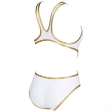 Load image into Gallery viewer, ONLY SIZE 32 - WOMEN'S ARENA ONE BIG LOGO - WHITE - OntarioSwimHub