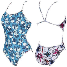 Load image into Gallery viewer, WOMEN'S PANDAS REVERSIBLE ONE-PIECE - OntarioSwimHub