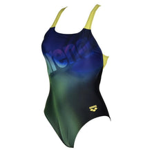 Load image into Gallery viewer, arena-womens-placement-swim-pro-back-one-piece-swimsuit-black-soft-green-multi-005134-560-ontario-swim-hub-1