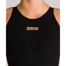 Load image into Gallery viewer, arena-womens-powerskin-carbon-core-fx-closed-back-black-gold-003658-105-ontario-swim-hub-13