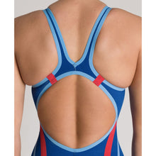 Load image into Gallery viewer, arena-womens-powerskin-carbon-core-fx-open-back-ocean-blue-003655-730-ontario-swim-hub-11
