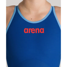 Load image into Gallery viewer, arena-womens-powerskin-carbon-core-fx-open-back-ocean-blue-003655-730-ontario-swim-hub-12