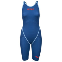 Load image into Gallery viewer, arena-womens-powerskin-carbon-core-fx-open-back-ocean-blue-003655-730-ontario-swim-hub-2