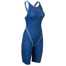 Load image into Gallery viewer, arena-womens-powerskin-carbon-core-fx-open-back-ocean-blue-003655-730-ontario-swim-hub-3