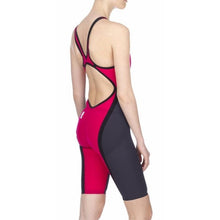 Load image into Gallery viewer, arena-womens-powerskin-carbon-flex-open-back-dark-grey-red-black-86429-54-ontario-swim-hub-4