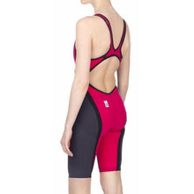 Load image into Gallery viewer, arena-womens-powerskin-carbon-flex-open-back-dark-grey-red-black-86429-54-ontario-swim-hub-5