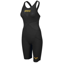 Load image into Gallery viewer, WOMEN'S POWERSKIN CARBON GLIDE OPEN BACK - BLACK/GOLD - OntarioSwimHub