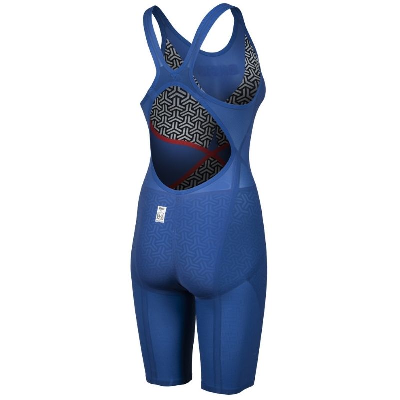 ARENA WOMEN'S POWERSKIN CARBON GLIDE OPEN BACK - OCEAN BLUE