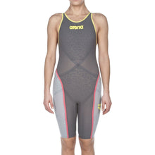 Load image into Gallery viewer, WOMEN&#39;S POWERSKIN CARBON ULTRA CLOSED BACK - DARK GREY/FLUO YELLOW - FINAL SALE
