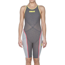 Load image into Gallery viewer, WOMEN'S POWERSKIN CARBON ULTRA CLOSED BACK - DARK GREY/FLUO YELLOW - FINAL SALE