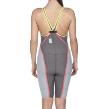 Load image into Gallery viewer, WOMEN'S POWERSKIN CARBON ULTRA CLOSED BACK - DARK GREY/FLUO YELLOW - FINAL SALE