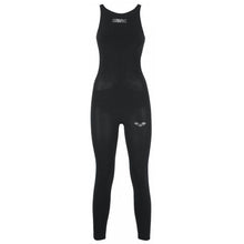 Load image into Gallery viewer, arena-womens-powerskin-r-evo-open-water-full-body-long-leg-open-back-suit-black-25108-050-ontario-swim-hub-1