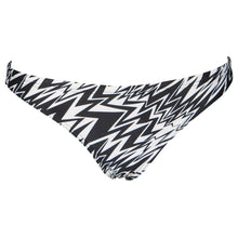 Load image into Gallery viewer, WOMEN'S REAL BRIEF BIKINI BOTTOM - BLACK/WHITE