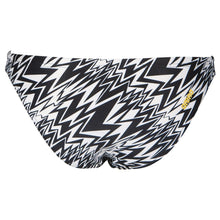 Load image into Gallery viewer, WOMEN'S REAL BRIEF BIKINI BOTTOM - BLACK/WHITE