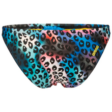 Load image into Gallery viewer, arena-womens-real-brief-bikini-bottom-neon-blue-multi-yellow-star-006469-830-ontario-swim-hub-4