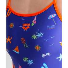 Load image into Gallery viewer, arena-womens-reversible-swimsuit-summer-vibes-challenge-back-mango-multi-005020-300-ontario-swim-hub-10