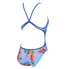 Load image into Gallery viewer, WOMEN'S ROSES LACE BACK ONE PIECE