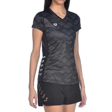 Load image into Gallery viewer, WOMEN'S RUN S/S MESH SOLID - OntarioSwimHub