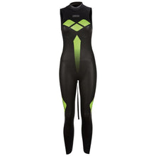 Load image into Gallery viewer, WOMEN'S SLEEVELESS TRIWETSUIT - BLACK