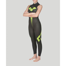 Load image into Gallery viewer, WOMEN'S SLEEVELESS TRIWETSUIT - BLACK