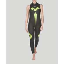 Load image into Gallery viewer, WOMEN'S SLEEVELESS TRIWETSUIT - BLACK