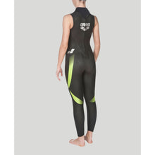 Load image into Gallery viewer, WOMEN&#39;S SLEEVELESS TRIWETSUIT - BLACK
