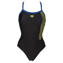 Load image into Gallery viewer, ONLY SIZE 32 - WOMEN'S SLIPSTREAM ONE-PIECE SWIMSUIT - BLACK - OntarioSwimHub
