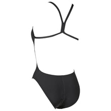 Load image into Gallery viewer, arena-womens-solid-light-tech-high-leg-one-piece-swimsuit-black-white-2a593-55-ontario-swim-hub-3