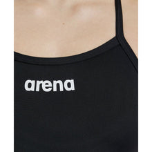 Load image into Gallery viewer, arena-womens-solid-light-tech-high-leg-one-piece-swimsuit-black-white-2a593-55-ontario-swim-hub-7