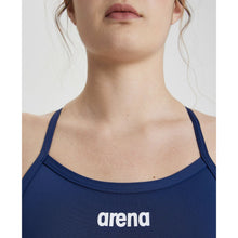 Load image into Gallery viewer, arena-womens-solid-light-tech-high-leg-one-piece-swimsuit-navy-white-2a593-75-ontario-swim-hub-8