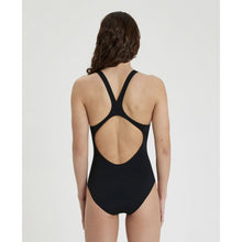 Load image into Gallery viewer, arena-womens-solid-swim-pro-one-piece-swimsuit-black-white-2a595-55-ontario-swim-hub-5
