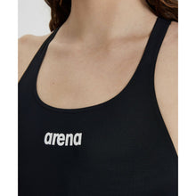 Load image into Gallery viewer, arena-womens-solid-swim-pro-one-piece-swimsuit-black-white-2a595-55-ontario-swim-hub-7
