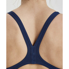Load image into Gallery viewer, arena-womens-solid-swim-pro-one-piece-swimsuit-navy-white-2a595-75-ontario-swim-hub-8