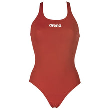 Load image into Gallery viewer, arena-womens-solid-swim-pro-one-piece-swimsuit-red-white-2a242-45-ontario-swim-hub-2