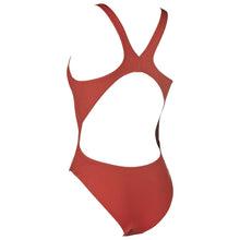 Load image into Gallery viewer, arena-womens-solid-swim-tech-high-one-piece-swimsuit-red-white-2a241-45-ontario-swim-hub-3