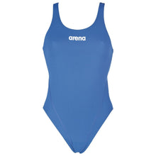 Load image into Gallery viewer, arena-womens-solid-swim-tech-high-one-piece-swimsuit-royal-white-2a594-72-ontario-swim-hub-2