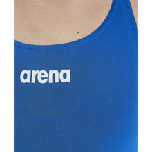 Load image into Gallery viewer, arena-womens-solid-swim-tech-high-one-piece-swimsuit-royal-white-2a594-72-ontario-swim-hub-7