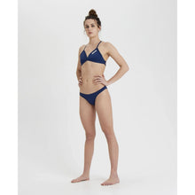 Load image into Gallery viewer, WOMEN'S SOLID TIE BACK BIKINI TOP - NAVY