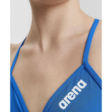 Load image into Gallery viewer, WOMEN'S SOLID TIE BACK BIKINI TOP - ROYAL