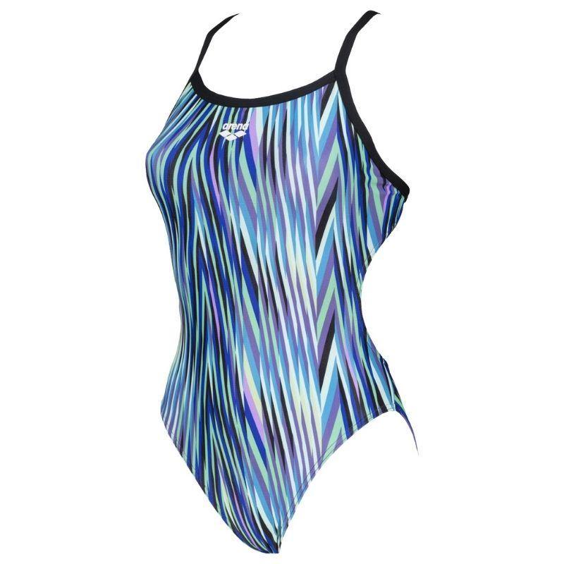 ARENA WOMEN'S SPEED STRIPES CHALLENGE BACK ONE-PIECE SWIMSUIT