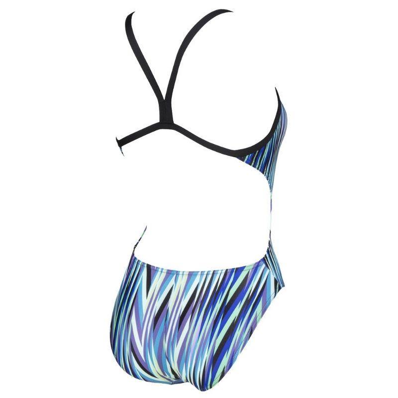 ARENA WOMEN'S SPEED STRIPES CHALLENGE BACK ONE-PIECE SWIMSUIT