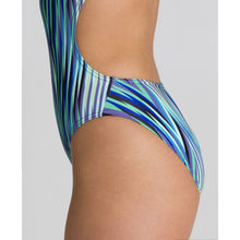 Load image into Gallery viewer, WOMEN'S SPEED STRIPES CHALLENGE BACK ONE-PIECE - OntarioSwimHub